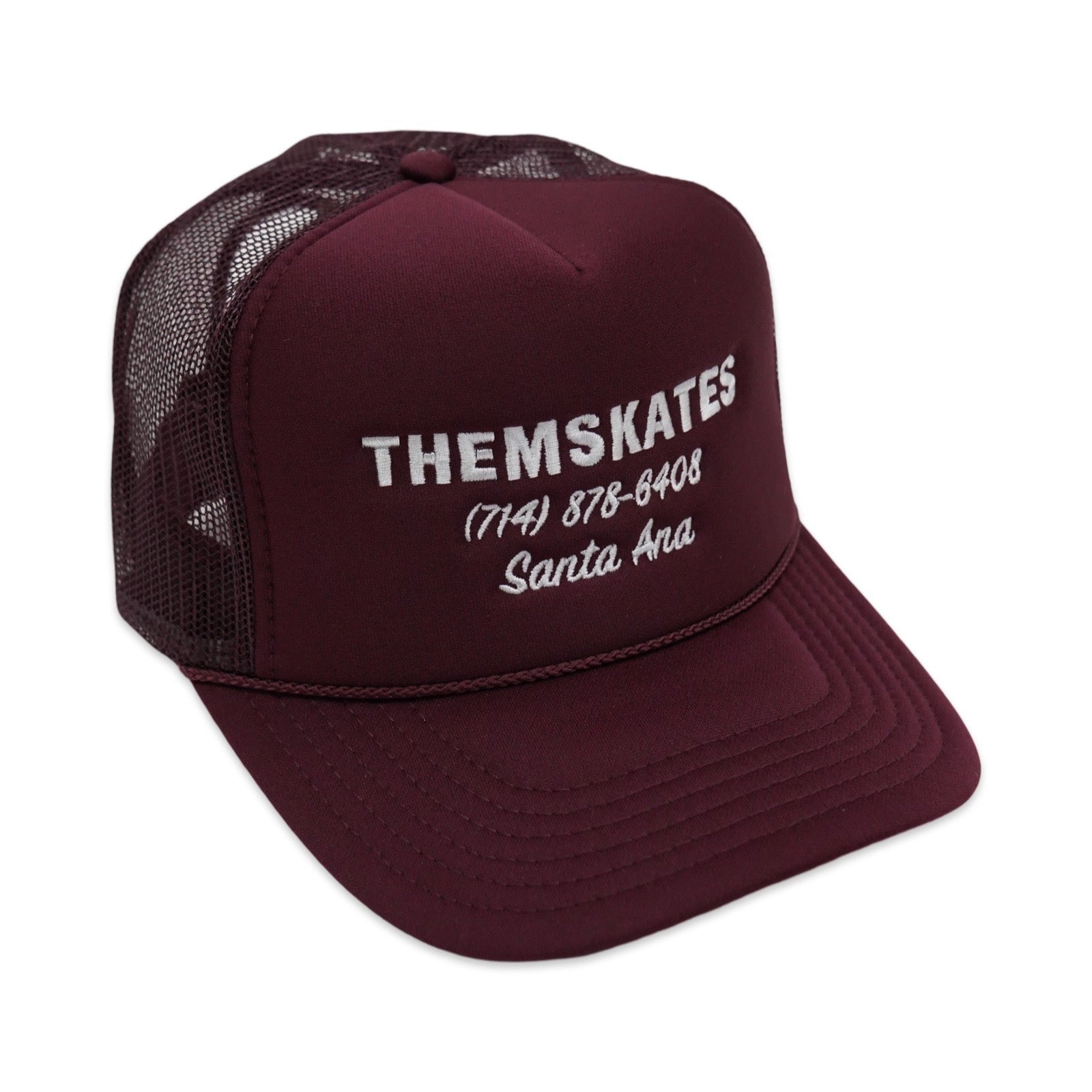 Them Skates Trucker - Burgandy - SANTA ANA