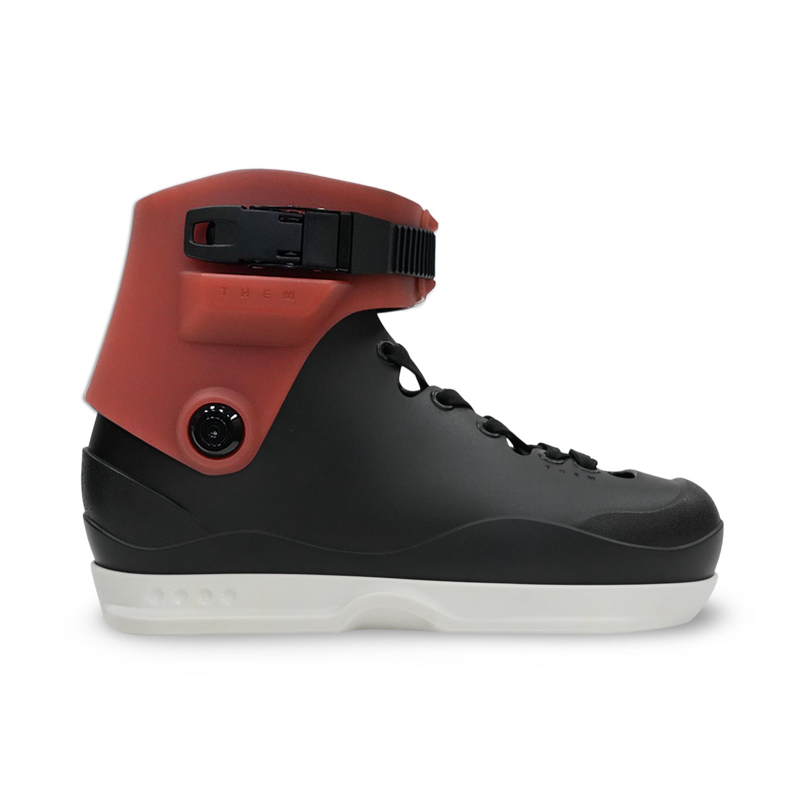 901 BLACK BOOT ONLY - NO LINER - WHITE SOULS - COLOR CHANGING HYPER CUFFS