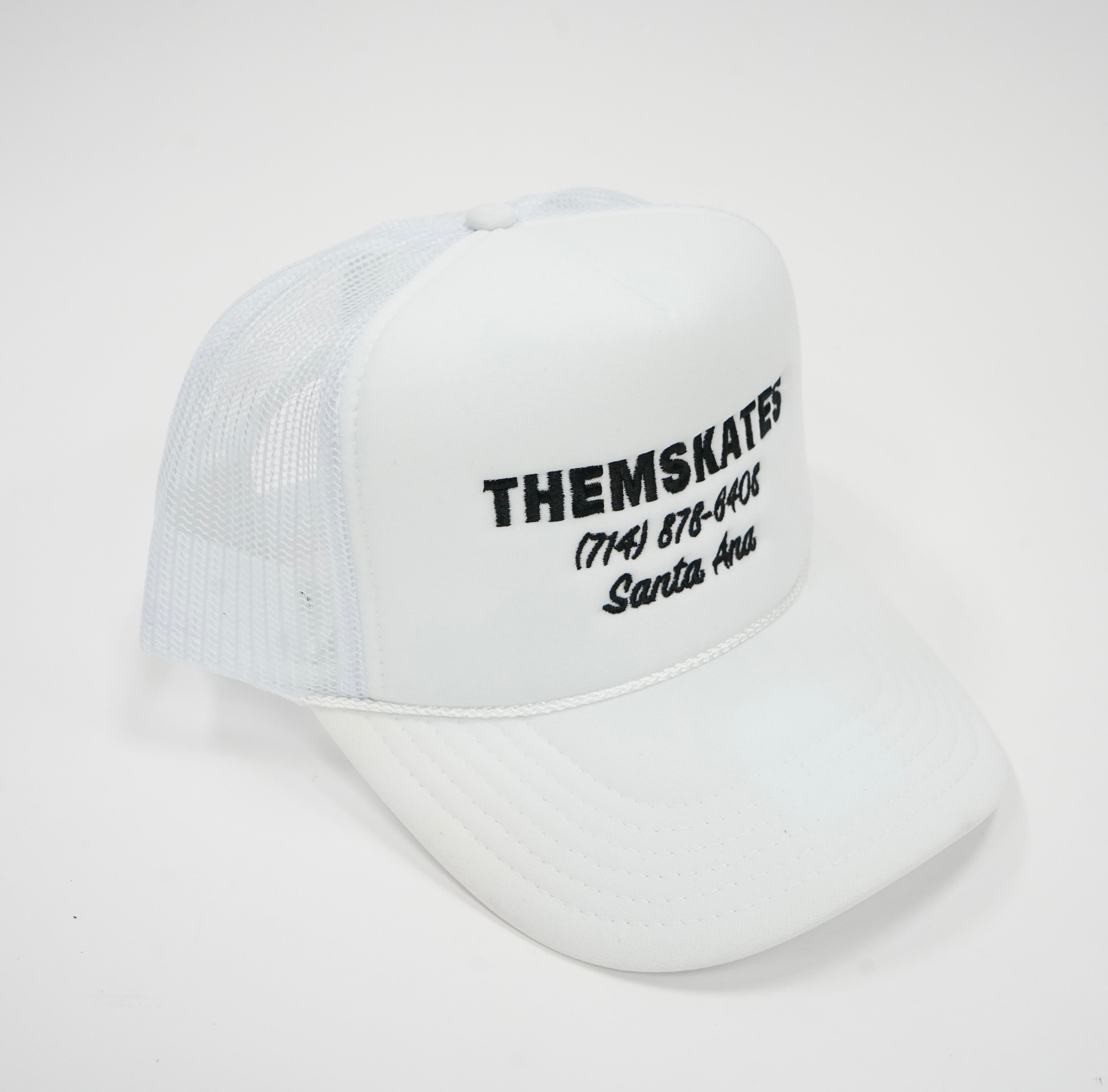 Them Skates Trucker - White - SANTA ANA