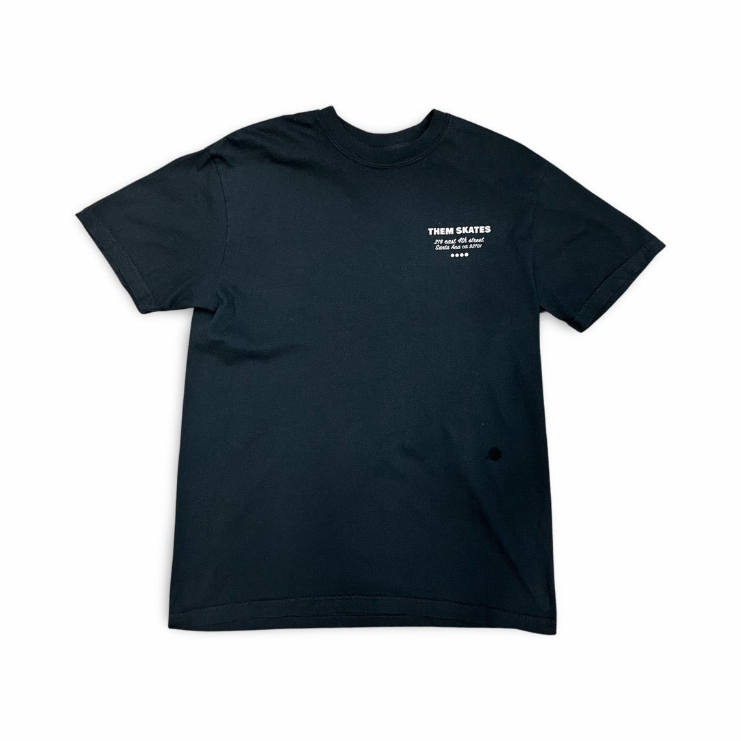 216 EAST 4TH ST. T-SHIRT - BLACK