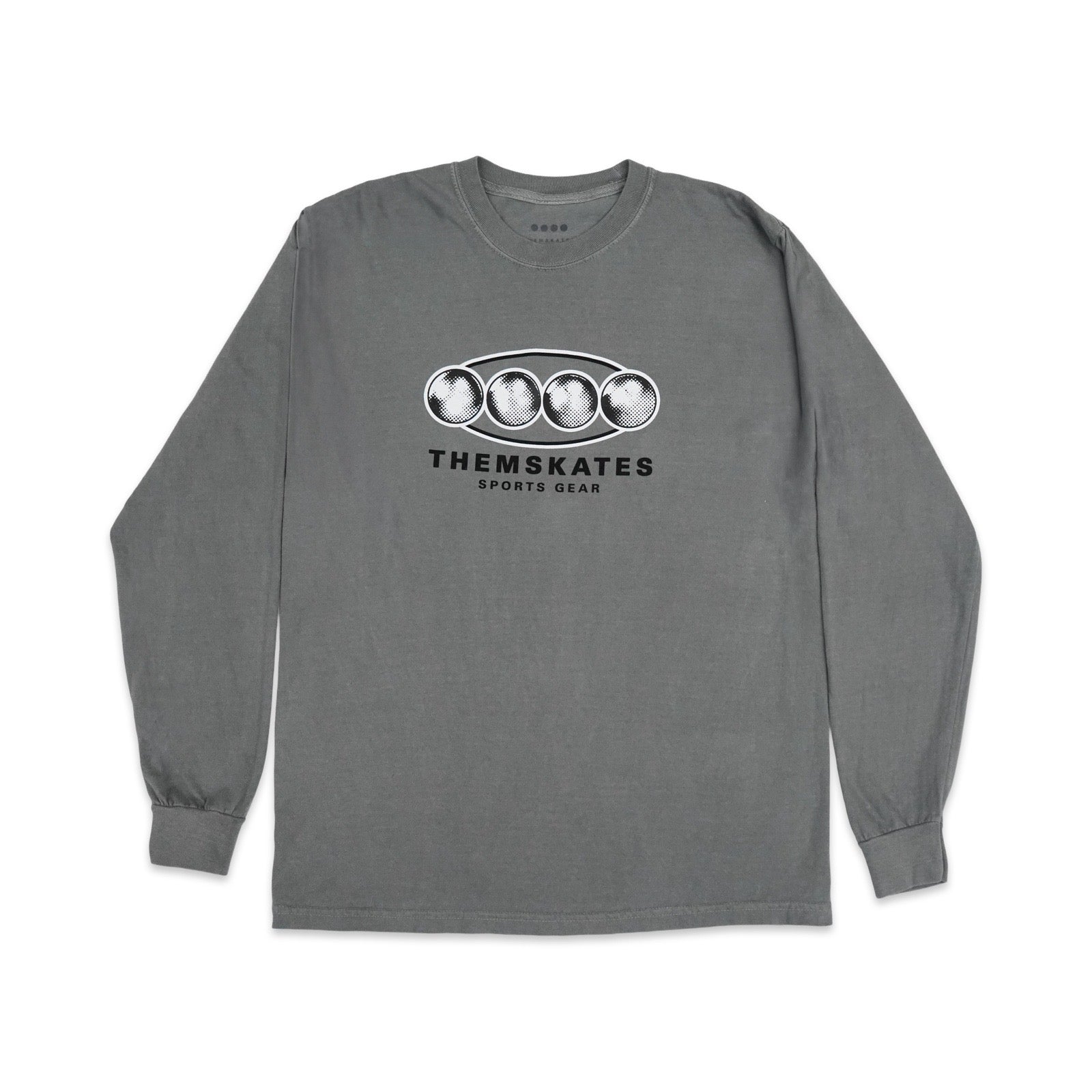 THEM SKATES - SPORTS GEAR - LONG SLEEVE - GREY
