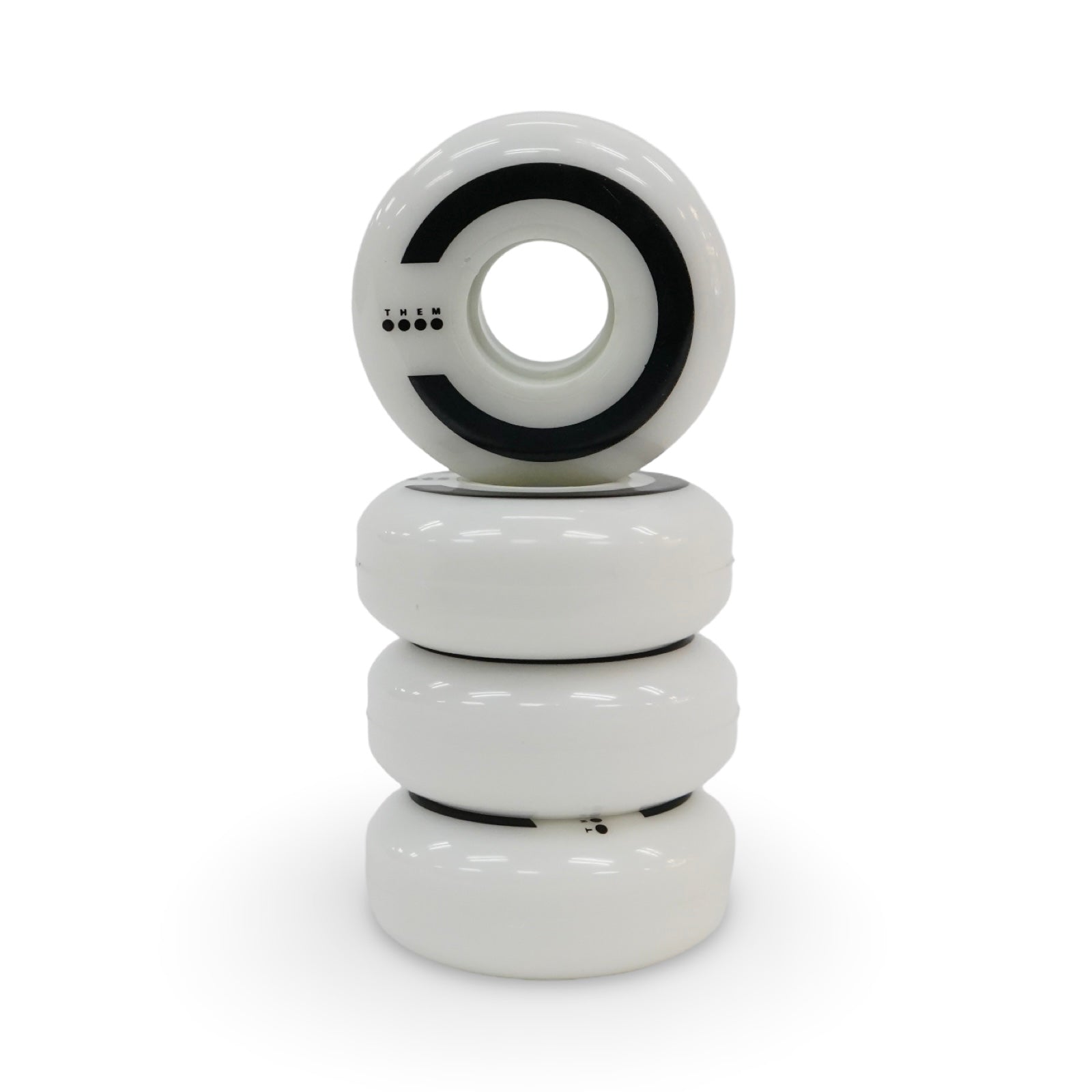 THEM WHEELS WHITE - 58mm 90a - RESTOCK