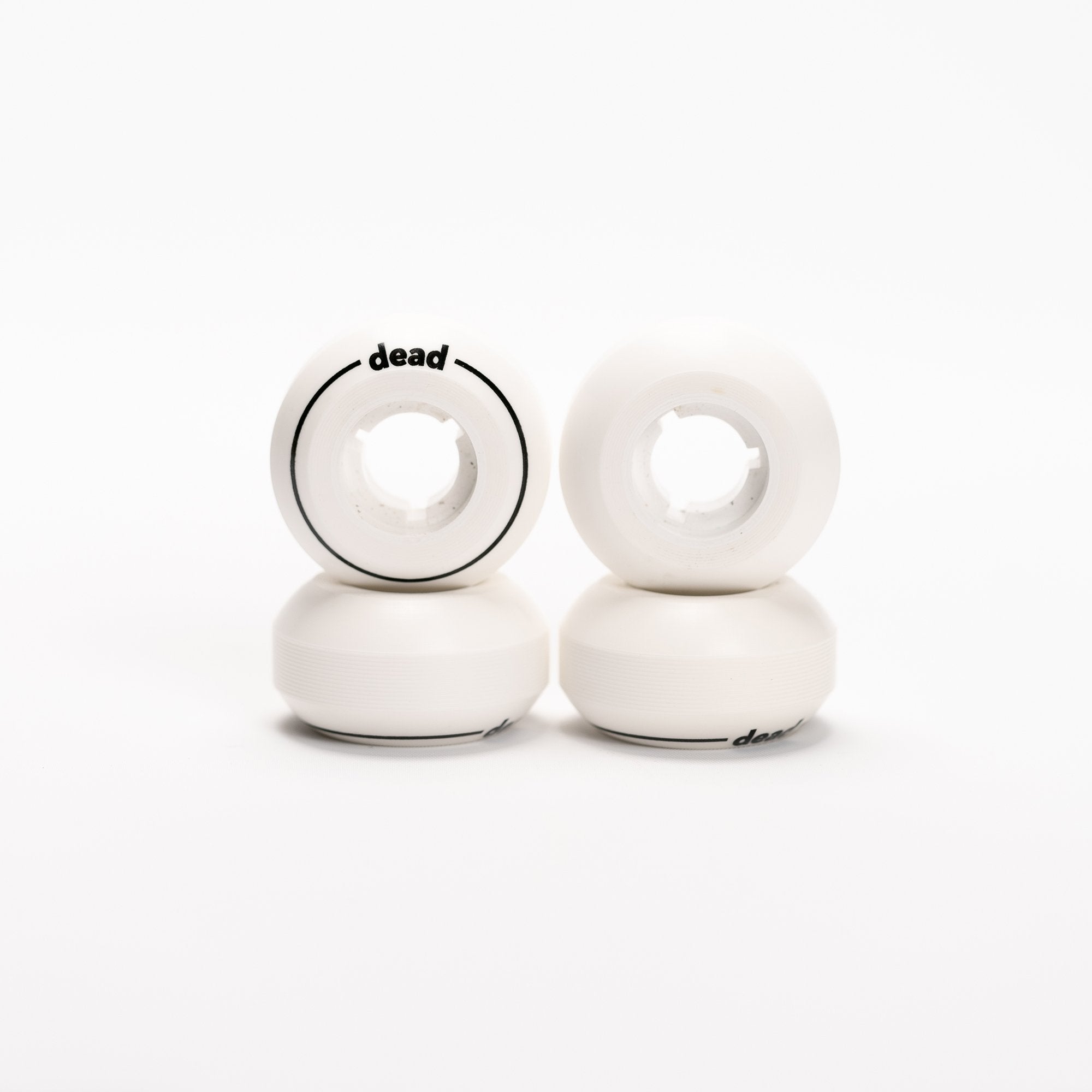 45MM/100A - WHITE/BLACK - SET OF 4