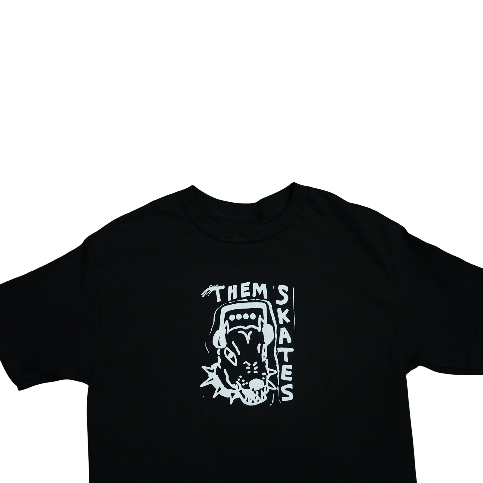 THEM SKATES DOG T-SHIRT - BLACK