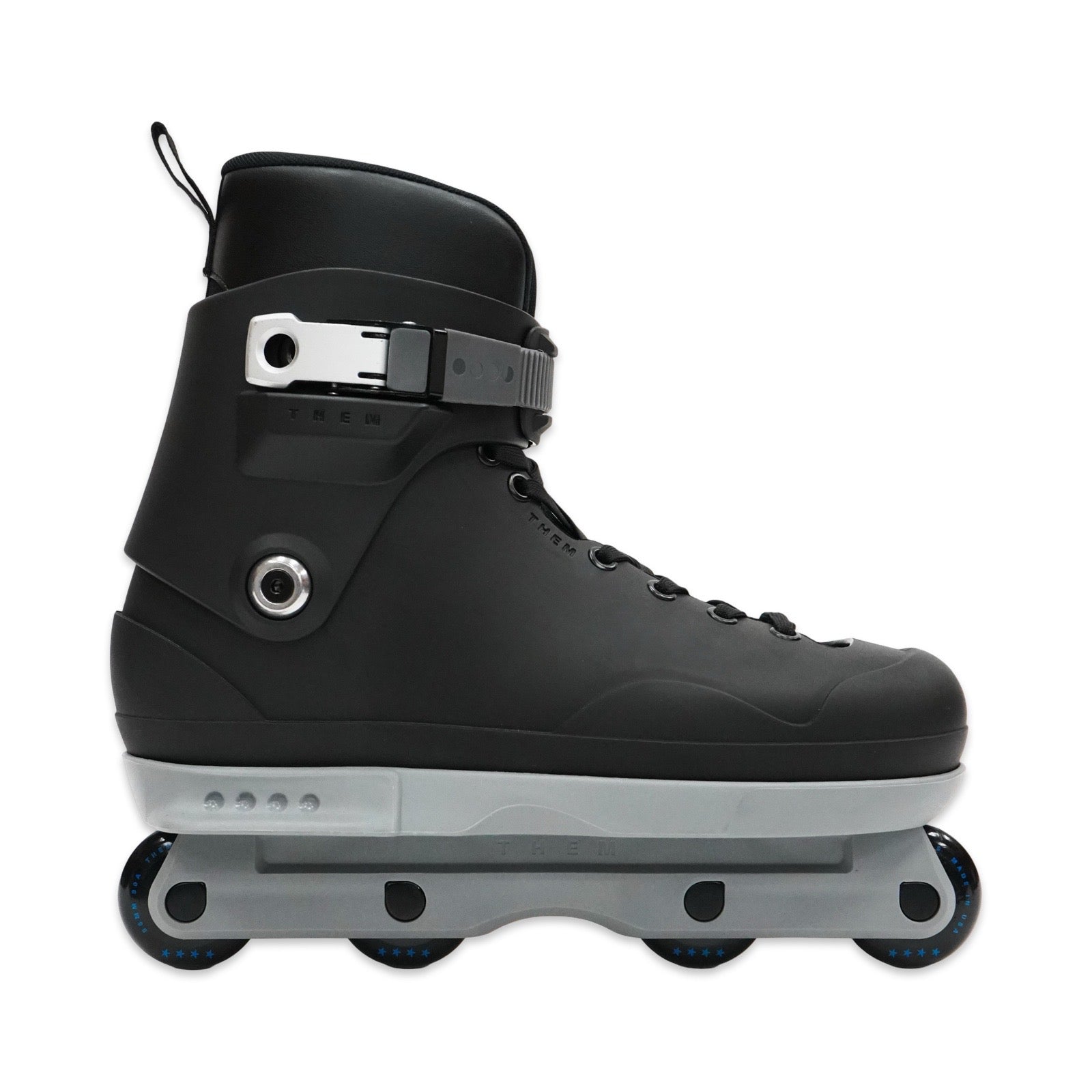 909 BLACK - 55MM WHEELS - GREY STREET FRAMES - GREY SOULS