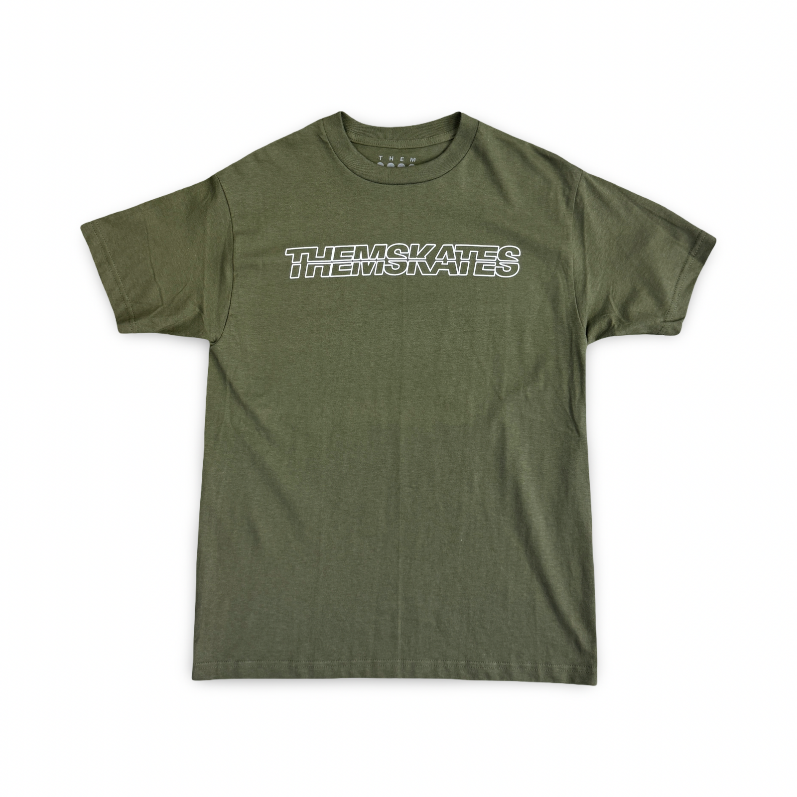 THEM SKATES T-SHIRT - OLIVE