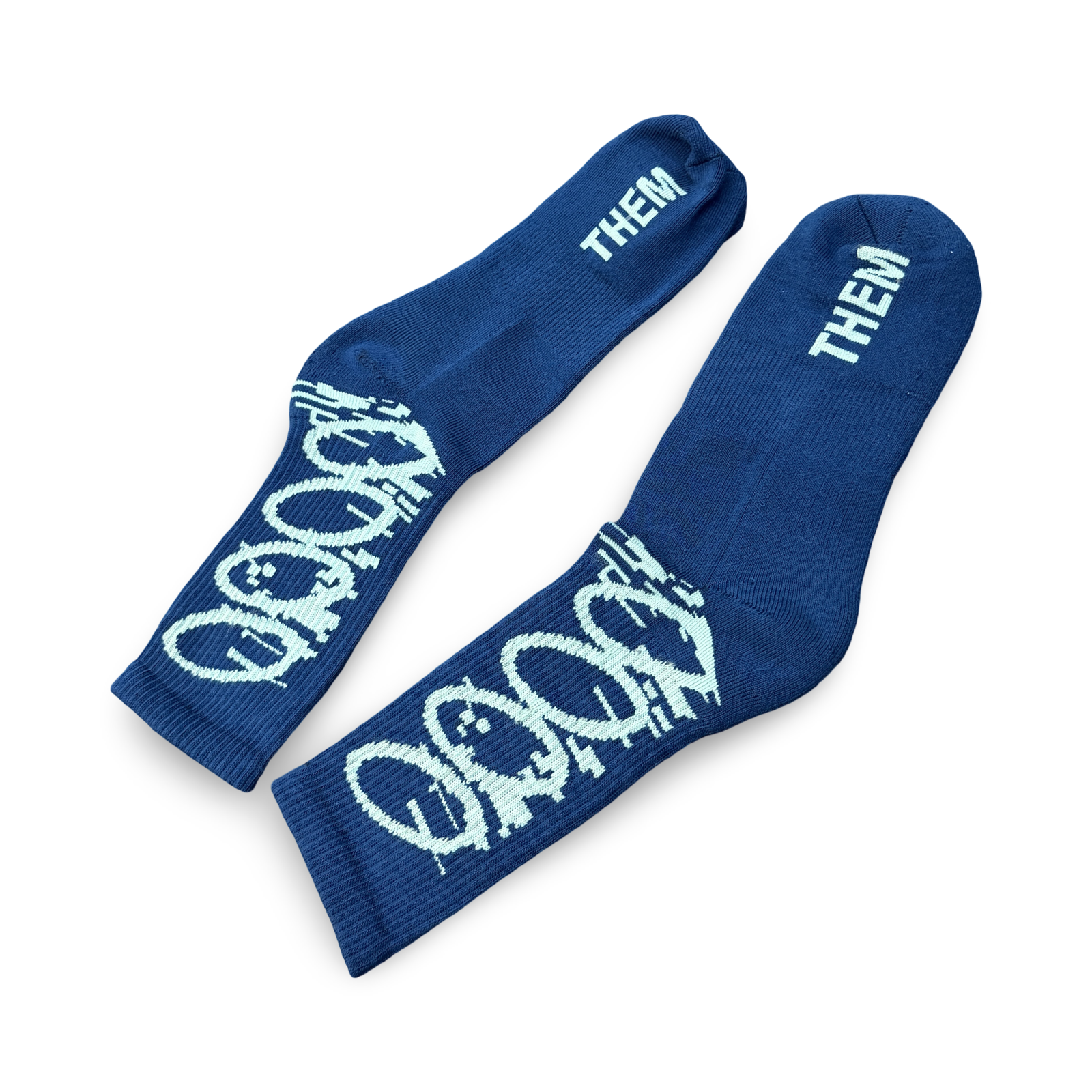 THEM SOCKS - BLUE DIGITAL