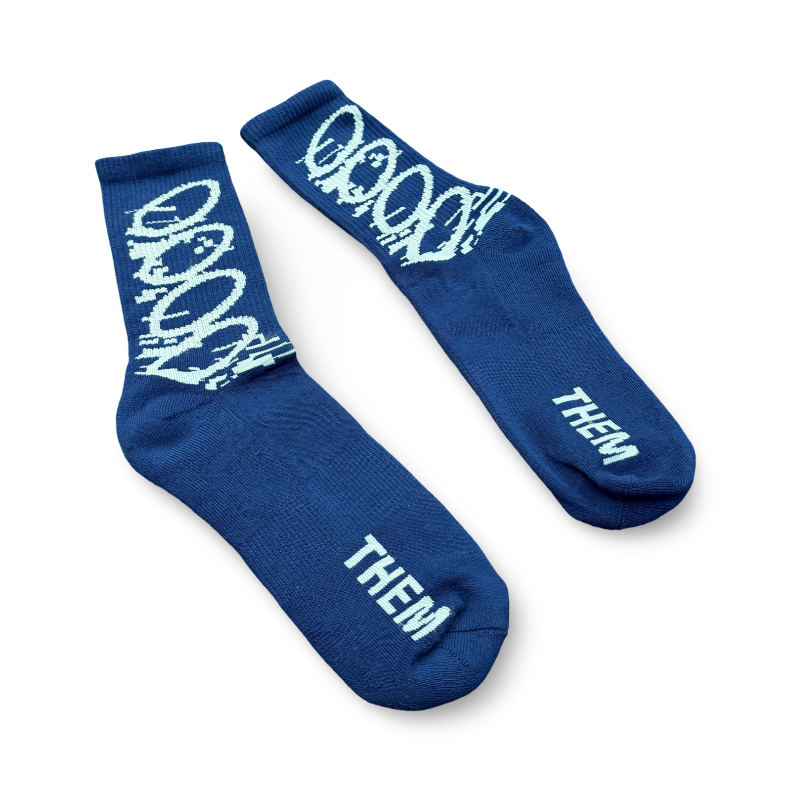 THEM SOCKS - BLUE DIGITAL