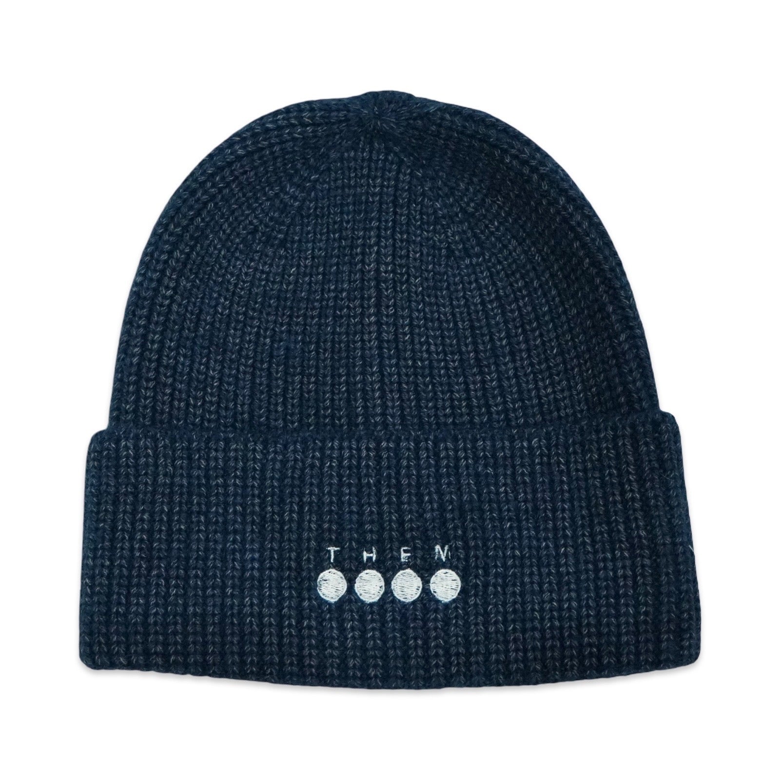 THEM SKATES - DOTS HAT - KNITTED BEANIE - NAVY