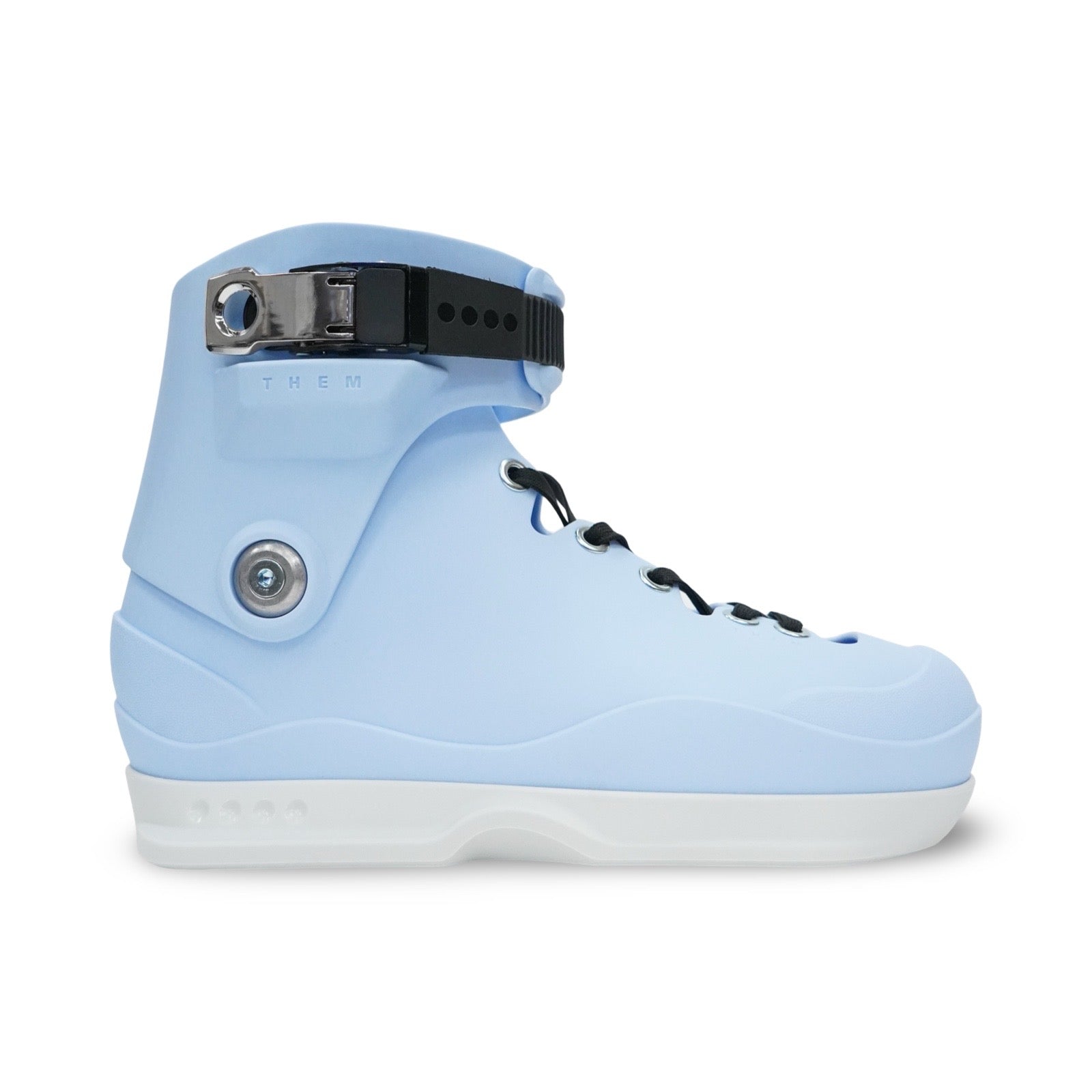 909 ALEX BROSKOW PRO MODEL BOOT ONLY - WHITE SOULS - NO LINER - POWDER BLUE
