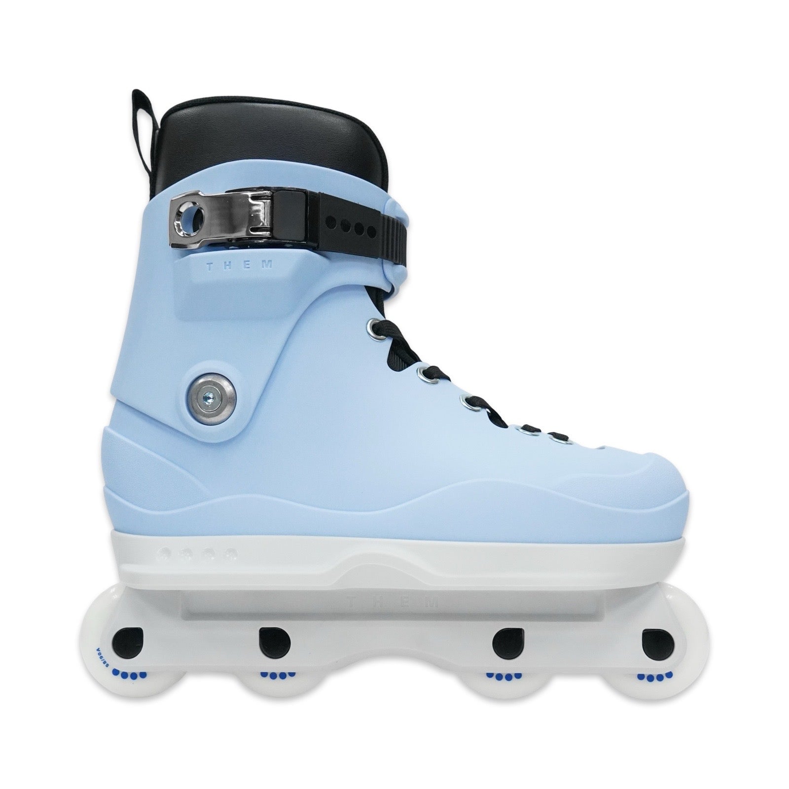 909 ALEX BROSKOW PRO MODEL COMPLETE - WHITE SOULS - POWDER BLUE