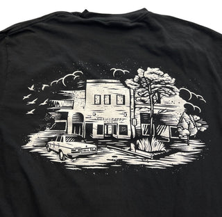 216 EAST 4TH ST. T-SHIRT - BLACK